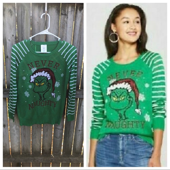 Dr. Seuss Sweaters - Grinch Dr. Seuss Ugly Holiday Christmas Sweater S
